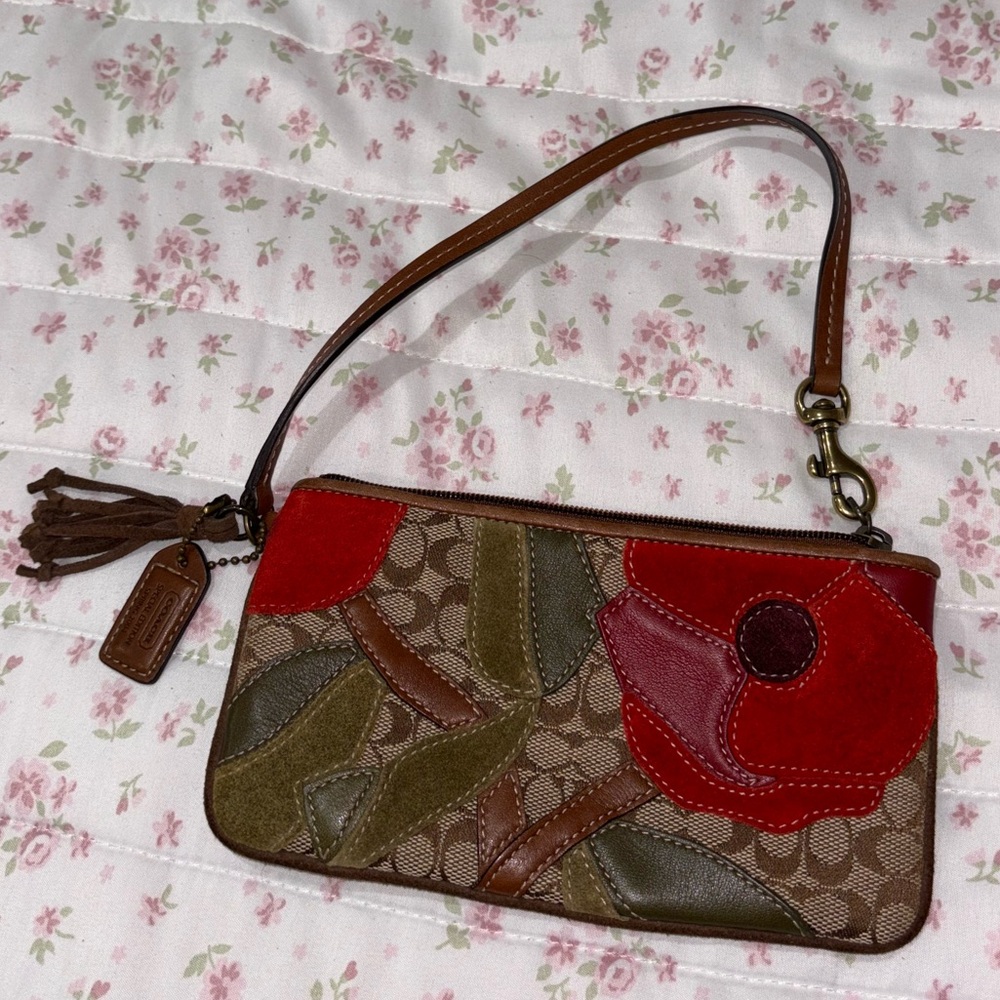 Coach Poppy’s for Peace Flower Wristlet Spring 2004 Special Edition